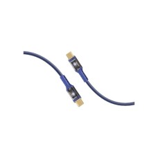 Дата кабель USB-C to USB-C lucidline-cc120.navy Promate (lucidline-cc120.navy)