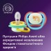 Пустушка Philips AVENT Ultra Air Нічна 18+ місяців 2 шт, блакитно-жовта (SCF376/32)
