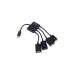 Концентратор Lapara LA-MicroUSB-OTG-HUB black