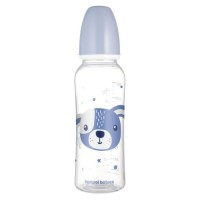 Пляшечка для годування Canpol babies Cute Animals стандартна 250 мл синя блакитн (11/841_blu)