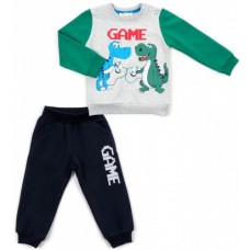 Набір дитячого одягу Breeze "GAME" (14435-104B-gray)