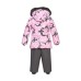 Комплект верхнього одягу дитячий Huppa BELINDA 1 45090130 світло-рожевий з принтом/сірий 110 (4741468977386)