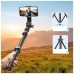 Штатив Ugreen LP680 Selfie Stick Tripod with Bluetooth Remote Black (15609)