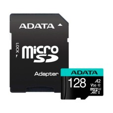 Карта пам'яті ADATA 128GB microSD class 10 UHS-I U3 V30 A2 Premier Pro SD 6.0 (AUSDX128GUI3V30SA2-RA1)