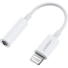 Перехідник Lightning to 3.5 mm 0.1m Headphone Jack Adapter Model US212 white UGREEN (30759)