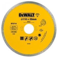 Круг відрізний DeWALT алмазный по керамике 110х1.6х20.0мм. (DT3714)