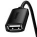 Дата кабель USB 2.0 AM/AF 1.5m cluster black Baseus (B00631101111-00)