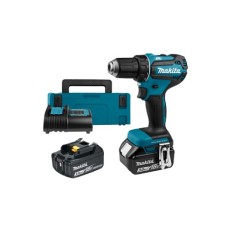 Шуруповерт Makita DDF485SFJ 18V, 3Ah, 27-50Нм 0-500/0-1900 об/хв, кейс (DDF485SFJ)