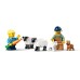 Конструктор LEGO City Червоний фермерський трактор із причепом і вівцями (60461)
