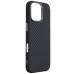 Чохол до мобільного телефона Armorstandart LikeCarbon2 MagCase Apple iPhone 17 Carbon Black (ARM86257)