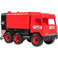 Спецтехніка Tigres Авто "Middle truck" сміттєвоз (червоний) в коробці (39488)