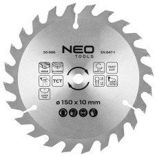 Диск пильний Neo Tools по дереву 150x10-24 1.6мм (55-666)