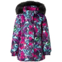 Куртка дитяча Huppa ENELY 1 17950130 фуксиа з принтом 116 (4741632172371)