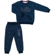 Спортивний костюм Breeze з люрексом (14687-110G-blue)