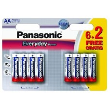 Батарейка Panasonic AA EVERYDAY POWER * 8 (LR6REE/8B2F)