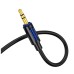Кабель мультимедійний 3.5mm M to 3.5mm M 1.0m silicone BL20 black BOROFONE (6941991114373)