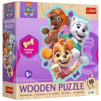 Пазл Trefl Wooden Весела компанія цуценят, 50 елементів (5900511202588)