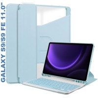 Чохол до планшета BeCover Keyboard 360° Rotatable Samsung Tab S9 (SM-X710/SM-X716)/S9 FE (SM-X510/SM-X516B) 11.0" Light Bl (710429)