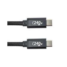 Дата кабель USB-C to USB-C 3.0m PD240W black San Guan (CA914128)