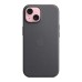 Чохол до мобільного телефона Apple iPhone 15 FineWoven Case with MagSafe Black (MT393ZM/A)