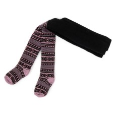 Колготки дитячі UCS Socks махрові (M1C0301-2057-74G-pinkblack)