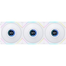 Кулер до корпусу Lian Li TLLCD 120-3, White Cooler (G99.12TLLCD3W.00)