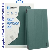 Чохол до планшета BeCover Tri Fold Soft TPU Silicone Apple iPad 9.7 2017/2018 A1822/A1823/A1893/A1954 Dark Green (711129)
