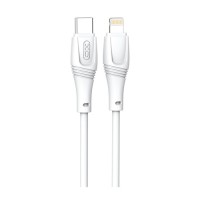 Дата кабель USB-C to Lightning 1.0m 27W High Elastic Zeus XO (NBQ239A_White)