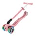 Самокат Globber Primo Foldable Lights колеса з підсвіткою до 50 кг 3+ Пастельно-рожевий (432-211-3)