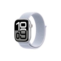 Смарт-годинник Apple Watch Series 10 GPS 42mm Silver Aluminium Case with Blue Cloud Sport Loop (MWWD3QH/A)