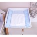 Пеленальний матрацик Верес Velour Medium blue 50х70 см (429.05)