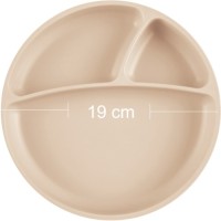 Тарілка дитяча MinikOiOi Portions - Bubble Beige (101050008)