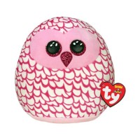 М'яка іграшка Ty Squish-a-Boos Рожева сова Pinky 20 см (39300)