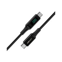 Дата кабель USB-C to USB-C 2.0m 100W with display C6-03 Acefast (6974316281054)