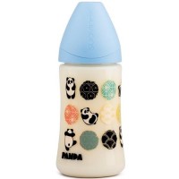 Пляшечка для годування Suavinex Історії панди 270 мл блакитна (303976)