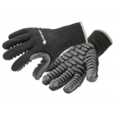Захисні рукавиці Hoegert BROL HT5K765-10 антивібраційні з поліуретановим покриттям чорні, 10 (HT5K765-10)