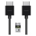 Кабель мультимедійний HDMI to HDMI 2.0m v2.1 High Speed Ethernet Belkin (AV10175BT2MBKV2)