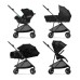 Коляска Cybex Коляска Melio Real Black (з бампером) (522002631)