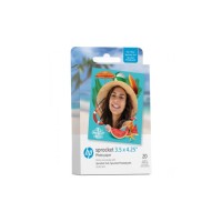 Фотопапір HP Zink 3.5x4.25" Sprocket, glossy, self-adhesive, 20sh (HPIZ3X420)