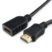 Кабель мультимедійний HDMI M to HDMI F 0.5m Cablexpert (CC-HDMI4X-0.5M)