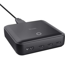 Зарядний пристрій Trust 3xUSB-C + USB-A 100W PD black (25242_TRUST)