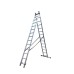 Драбина GTM 3-секції, розкладна, 3*14сх. 3,8-9,74м (KME314)