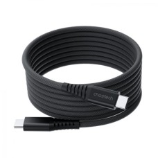Дата кабель USB-C to USB-C 1.2m 240W magnetic black Choetech (XCC-1051-BK)
