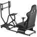 Крісло ігрове GamePro RS115 з кокпітом кріплення для керма та педалей Black (RS115)