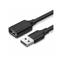 Дата кабель USB 2.0 AM/AF 1.5m US103 black UGREEN (10315)