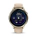 Смарт-годинник Garmin Venu 4 (41mm), Beige w/ Lunar Gold + Leather, GPS смарт-годинник (010-03013-03)