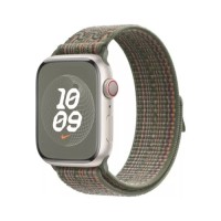 Ремінець до смарт-годинника Apple 41mm Sequoia/Orange Nike Sport Loop (MTL33ZM/A)