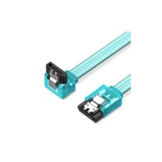 Кабель для передачі даних SATA 3.0 7pin F/F 0.5m L Blue Vention (KDDSD)