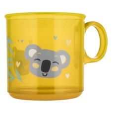Набір дитячого посуду Canpol babies EXOTIC ANIMALS кружка антипідслизгова,жовта (2/100_yel)