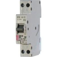 Диференціальний автоматичний вимикач ETI KZS-1M C 10/0,03 тип A (6kA) (універс. підключення)